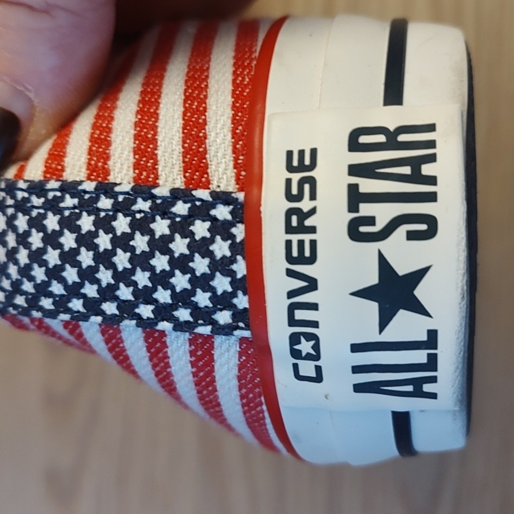 Converse Chuck Taylor All-Star "American Flag" Stars & Stripes Size 11 - Picture 15 of 16